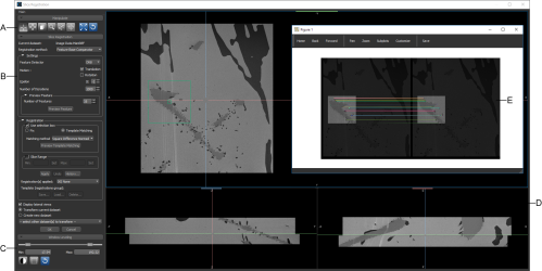 Slice Registration window